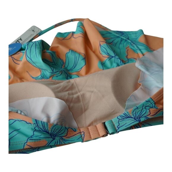 NWT Cupshe Bikini Blooming Flowers Bandeau‎ Bikini Set Sz L - Picture 12 of 14